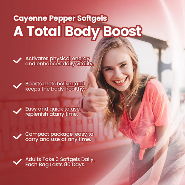 VivoNu Cayenne Softgels for Wellness
