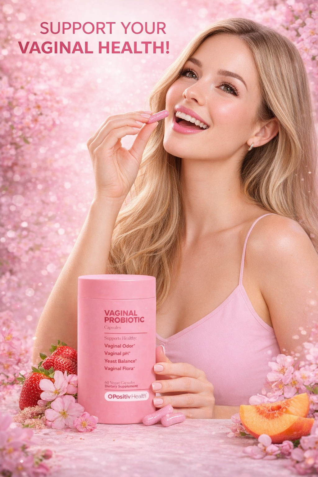 Women Probiotics - Prebiotic and Probiotic Capsules