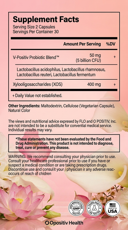 Women Probiotics - Prebiotic and Probiotic Capsules